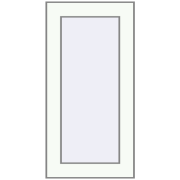 REHAU OPTIMUM EURO-DESIGN 70 300x600 mm RAL 9016 Traffic white two-sided
