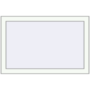 REHAU OPTIMUM EURO-DESIGN 70 850x550 mm RAL 9016 Traffic white two-sided
