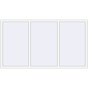 REHAU OPTIMUM EURO-DESIGN 70 2440x1360 mm ANTHRACITE_GREY_STRUKTURAL external