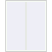 Okna skrzydłowe 1400x1800 mm REHAU ENERGY-SAVING SYNEGO MD RAL 9016 Traffic white dwustronny