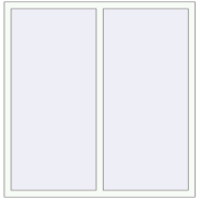 REHAU OPTIMUM EURO-DESIGN 70 1440x1440 mm RAL 9016 Traffic white two-sided