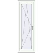 Tilt-and-Turn 500x1500 mm REHAU OPTIMUM EURO-DESIGN 70 RAL 9016 Traffic white two-sided Tilt-and-Turn 500x1500 mm REHAU OPTIMUM EURO-DESIGN 70 RAL 9016 Traffic white two-sided