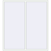 Okna skrzydłowe 1800x2000 mm ALU STANDARD 72 RAL 9016 Traffic white dwustronny