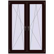 REHAU ENERGY-SAVING SYNEGO MD 1050x1520 mm CHOCOLATE_BROWN dwustronny REHAU ENERGY-SAVING SYNEGO MD 1050x1520 mm CHOCOLATE_BROWN dwustronny