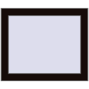 REHAU OPTIMUM EURO-DESIGN 70 600x500 mm BLACK_BROWN two-sided