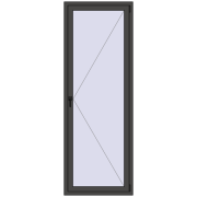 REHAU ENERGY-SAVING SYNEGO MD 800x2250 mm BASALT_GREY dwustronny