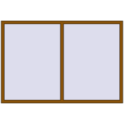 REHAU OPTIMUM EURO-DESIGN 70 1980x1340 mm GOLDEN OAK dwustronny