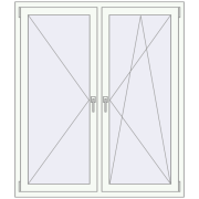 KORSA OPTIMUM REHAU EURO 70 1300x1500 mm