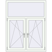 KORSA OPTIMUM REHAU EURO 70 1100x1400 mm