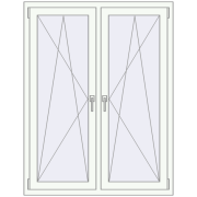 REHAU ENERGY-SAVING SYNEGO MD 1050x1460 mm CHOCOLATE_BROWN zewnętrzny REHAU ENERGY-SAVING SYNEGO MD 1050x1460 mm CHOCOLATE_BROWN zewnętrzny