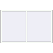 REHAU OPTIMUM EURO-DESIGN 70 1750x1120 mm RAL 9016 Traffic white dwustronny