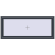 REHAU OPTIMUM EURO-DESIGN 70 1800x750 mm ANTHRACITE_GREY_STRUKTURAL two-sided