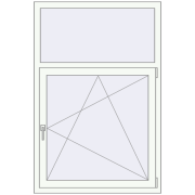 KORSA ENERGY-SAVING REHAU SYNEGO MD 1000x1500 mm