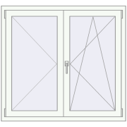 KORSA ENERGY-SAVING REHAU SYNEGO MD 1200x1100 mm