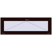 REHAU OPTIMUM EURO-DESIGN 70 1500x500 mm CHOCOLATE_BROWN two-sided