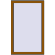 REHAU OPTIMUM EURO-DESIGN 70 700x1100 mm GOLDEN OAK two-sided