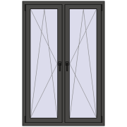 REHAU ENERGY-SAVING SYNEGO MD 1050x1580 mm BASALT_GREY dwustronny REHAU ENERGY-SAVING SYNEGO MD 1050x1580 mm BASALT_GREY dwustronny