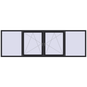 Tilt-and-Turn 3500x1100 mm KORSA OPTIMUM REHAU EURO 70