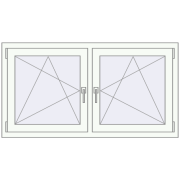 REHAU ENERGY-SAVING SYNEGO MD 1440x740 mm BLACK_BROWN zewnętrzny