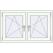 REHAU ENERGY-SAVING SYNEGO MD 1065x650 mm ANTHRACITE_GREY_STRUKTURAL zewnętrzny