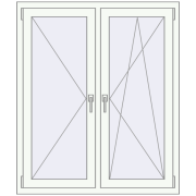 KORSA OPTIMUM REHAU EURO 70 1100x1300 mm