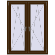 REHAU ENERGY-SAVING SYNEGO MD 1050x1385 mm DARK_OAK dwustronny REHAU ENERGY-SAVING SYNEGO MD 1050x1385 mm DARK_OAK dwustronny