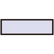 REHAU ENERGY-SAVING SYNEGO MD 2000x600 mm BLACK_BROWN two-sided