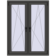 REHAU ENERGY-SAVING SYNEGO MD 1050x1400 mm BASALT_GREY dwustronny REHAU ENERGY-SAVING SYNEGO MD 1050x1400 mm BASALT_GREY dwustronny