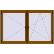 KORSA ENERGY-SAVING REHAU SYNEGO MD 1960x1250 mm