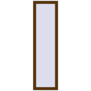 REHAU OPTIMUM EURO-DESIGN 70 400x1500 mm WALNUT two-sided