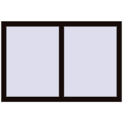 Okna skrzydłowe 1160x820 mm REHAU OPTIMUM EURO-DESIGN 70 BLACK_BROWN dwustronny