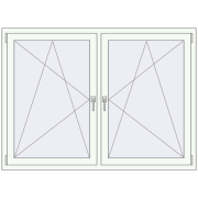 REHAU ENERGY-SAVING SYNEGO MD 1605x1160 mm GOLDEN OAK zewnętrzny