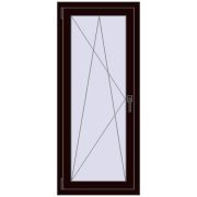 REHAU ENERGY-SAVING SYNEGO MD 600x1400 mm CHOCOLATE_BROWN two-sided
