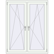 KORSA OPTIMUM REHAU EURO 70 1180x1450 mm
