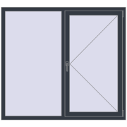 KORSA OPTIMUM REHAU EURO 70 1552x1403 mm