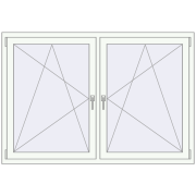 REHAU ENERGY-SAVING SYNEGO MD 1650x1145 mm DARK_OAK zewnętrzny REHAU ENERGY-SAVING SYNEGO MD 1650x1145 mm DARK_OAK zewnętrzny