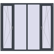 KORSA ENERGY-SAVING REHAU SYNEGO MD 2000x1800 mm