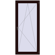 REHAU ENERGY-SAVING SYNEGO MD 900x2000 mm CHOCOLATE_BROWN two-sided