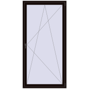 REHAU ENERGY-SAVING SYNEGO MD 1100x2200 mm BLACK_BROWN two-sided