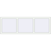 REHAU BRILLANT DESIGN 1800x600 mm RAL 9016 Traffic white two-sided