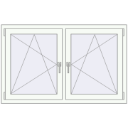 REHAU ENERGY-SAVING SYNEGO MD 1440x845 mm CHOCOLATE_BROWN zewnętrzny