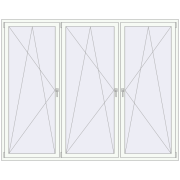 KORSA ENERGY-SAVING REHAU SYNEGO MD 2500x2000 mm