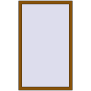 REHAU ENERGY-SAVING SYNEGO MD 900x1400 mm GOLDEN OAK two-sided