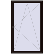 REHAU ENERGY-SAVING SYNEGO MD 1200x2000 mm BLACK_BROWN two-sided