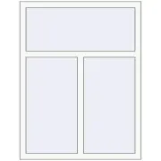 ALU STANDARD 72 1000x1300 mm RAL 9016 Traffic white two-sided
