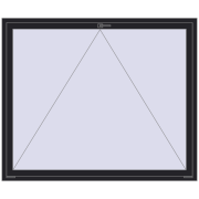 REHAU ENERGY-SAVING SYNEGO MD 1800x1500 mm BLACK_ULTI-MATT two-sided