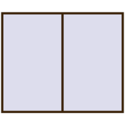 REHAU ENERGY-SAVING SYNEGO MD 2800x2300 mm DARK_OAK two-sided