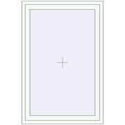 ALU STANDARD 72 1000x1500 mm RAL 9016 Traffic white two-sided