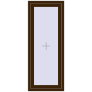 REHAU BRILLANT DESIGN 600x1500 mm DARK_OAK two-sided