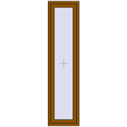 REHAU OPTIMUM EURO-DESIGN 70 500x2000 mm GOLDEN OAK two-sided